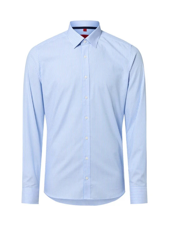 Zdjęcie produktu Finshley & Harding Koszula Mężczyźni Slim Fit Bawełna niebieski