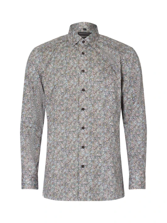 Zdjęcie produktu Finshley & Harding Koszula Mężczyźni Slim Fit Bawełna wielokolorowy