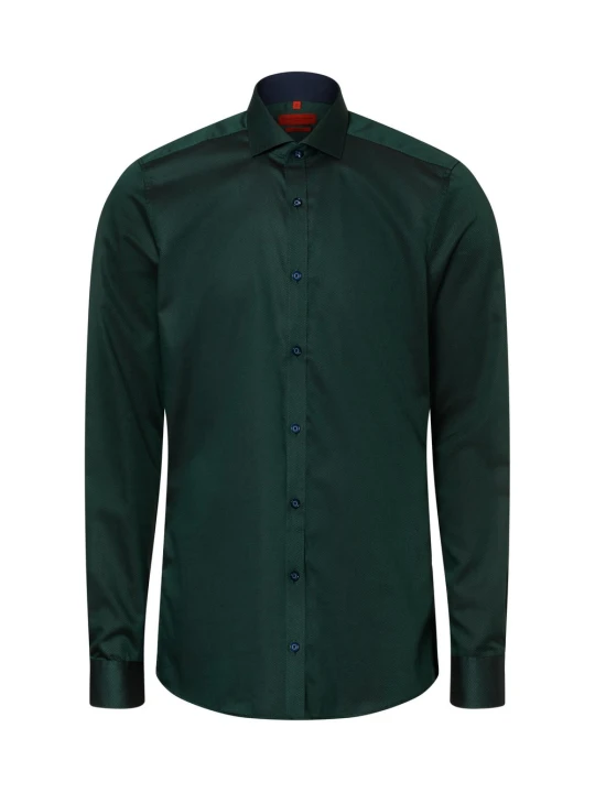Zdjęcie produktu Finshley & Harding Koszula Mężczyźni Slim Fit Bawełna zielony