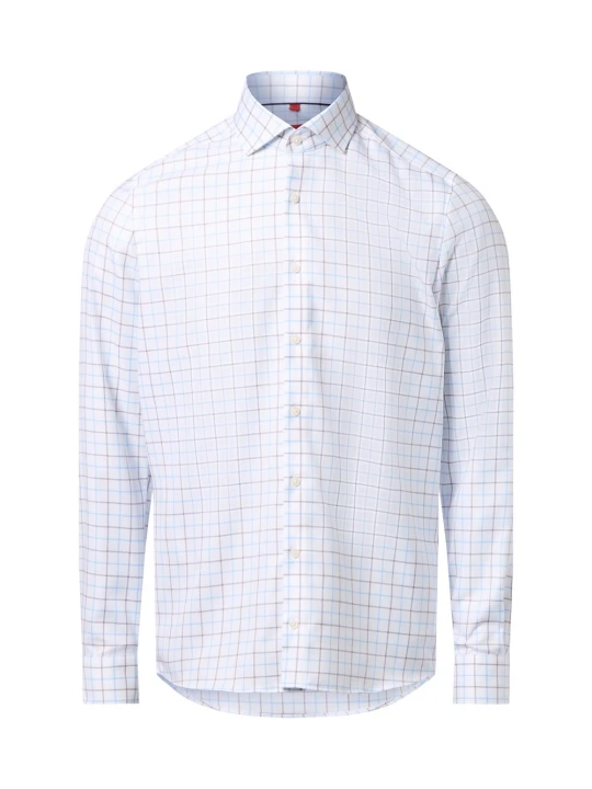 Zdjęcie produktu Finshley & Harding Koszula - non-iron Mężczyźni Slim Fit Bawełna biały | niebieski | czerwony