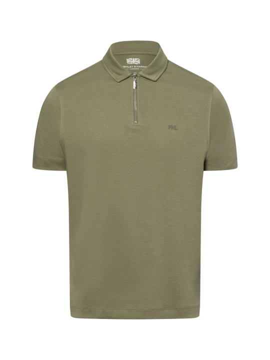 Zdjęcie produktu Finshley & Harding London koszulka polo Mężczyźni Bawełna zielony