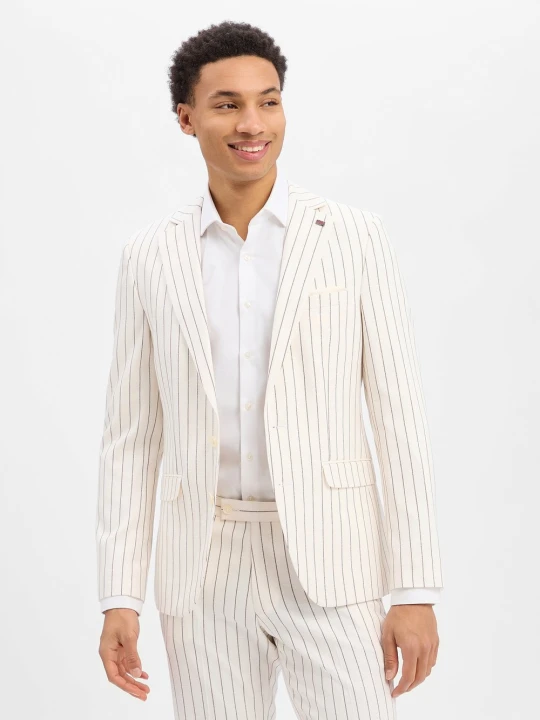 Zdjęcie produktu Finshley & Harding London kurtka modułowa Mężczyźni Slim Fit beżowy
