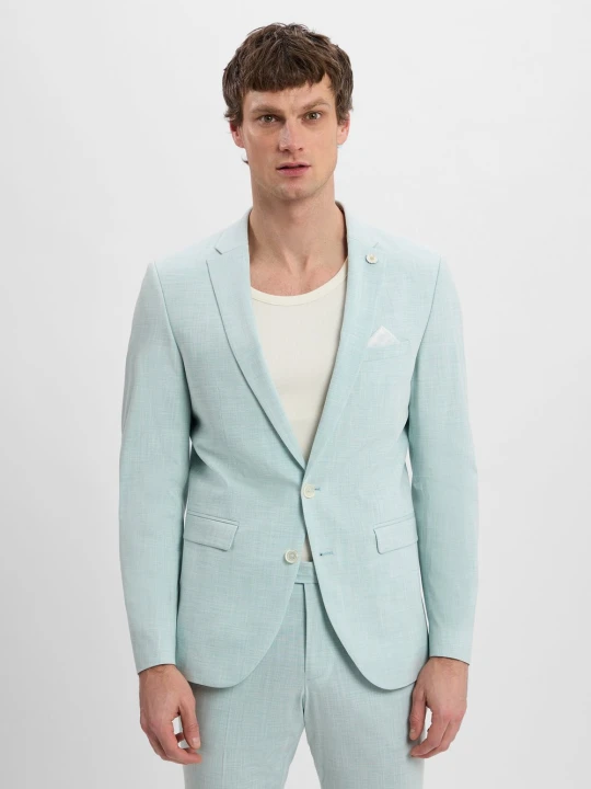 Zdjęcie produktu Finshley & Harding London marynarka garniturowa - Brixdon Mężczyźni Slim Fit zielony