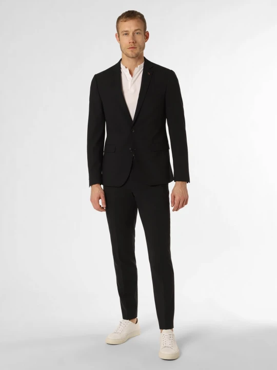 Zdjęcie produktu Finshley & Harding London garnitur Mężczyźni Slim Fit Sztuczne włókno niebieski