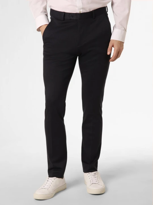 Zdjęcie produktu Finshley & Harding London spodnie od garnituru modułowego Mężczyźni Slim Fit niebieski