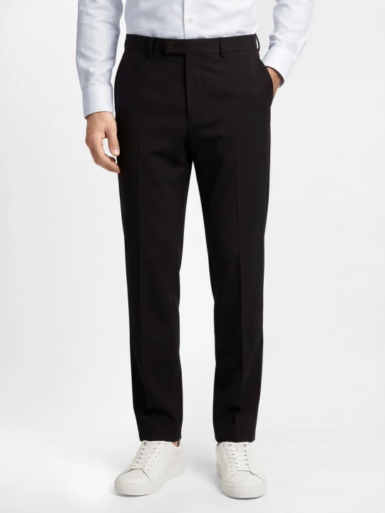 Zdjęcie produktu Finshley & Harding London Spodnie - Jaxdon Mężczyźni Comfort Fit czarny