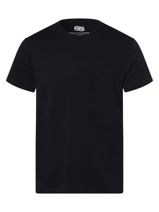 Zdjęcie produktu Finshley & Harding London T-shirt Mężczyźni Bawełna niebieski