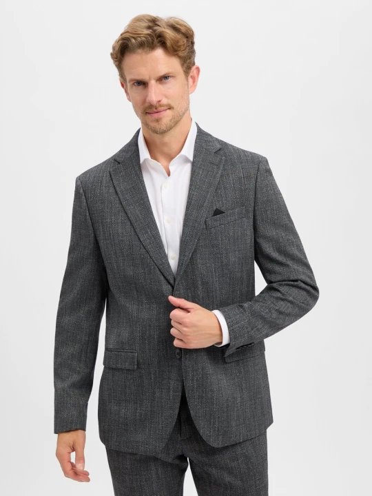 Zdjęcie produktu Finshley & Harding marynarka z zestawu modułowego Mężczyźni Modern Fit szary