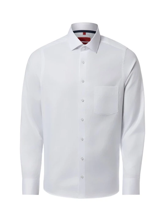 Zdjęcie produktu Finshley & Harding koszula biznesowa Mężczyźni Slim Fit Bawełna biały