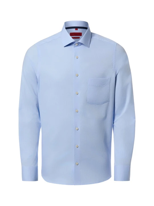 Zdjęcie produktu Finshley & Harding koszula biznesowa Mężczyźni Slim Fit Bawełna niebieski