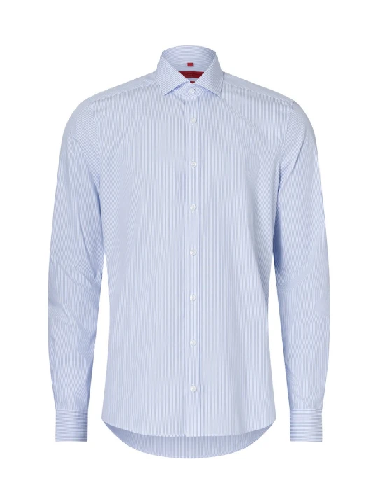 Zdjęcie produktu Finshley & Harding koszula biznesowa Mężczyźni Slim Fit Bawełna niebieski