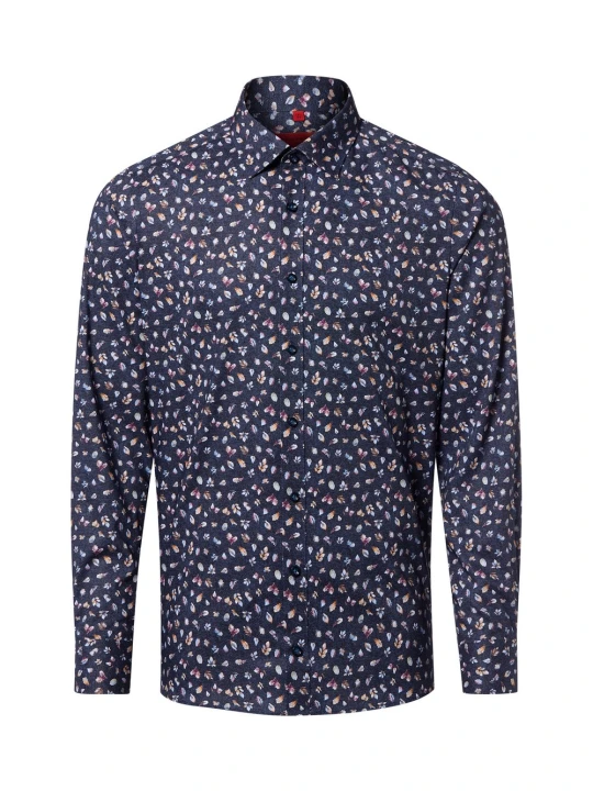 Zdjęcie produktu Finshley & Harding koszula biznesowa Mężczyźni Slim Fit Bawełna niebieski