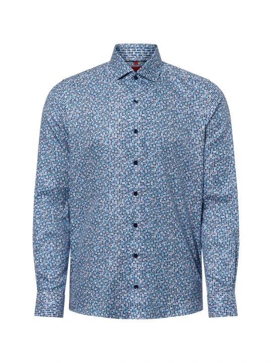 Zdjęcie produktu Finshley & Harding koszula biznesowa Mężczyźni Slim Fit Bawełna wielokolorowy | niebieski | różowy