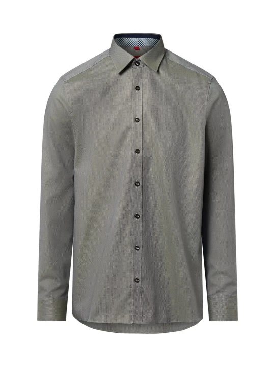 Zdjęcie produktu Finshley & Harding koszula biznesowa Mężczyźni Slim Fit Bawełna zielony