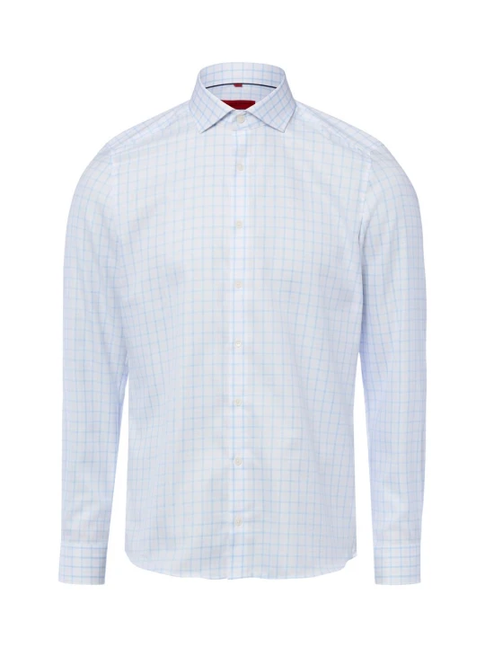Zdjęcie produktu Finshley & Harding koszula biznesowa - non-iron Mężczyźni Slim Fit Bawełna niebieski|biały|różowy