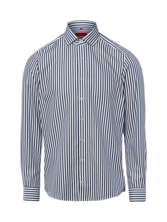 Zdjęcie produktu Finshley & Harding koszula biznesowa - non-iron Mężczyźni Slim Fit Bawełna niebieski | biały