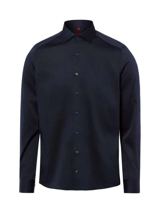 Zdjęcie produktu Finshley & Harding koszula biznesowa - non-iron Mężczyźni Slim Fit Bawełna niebieski