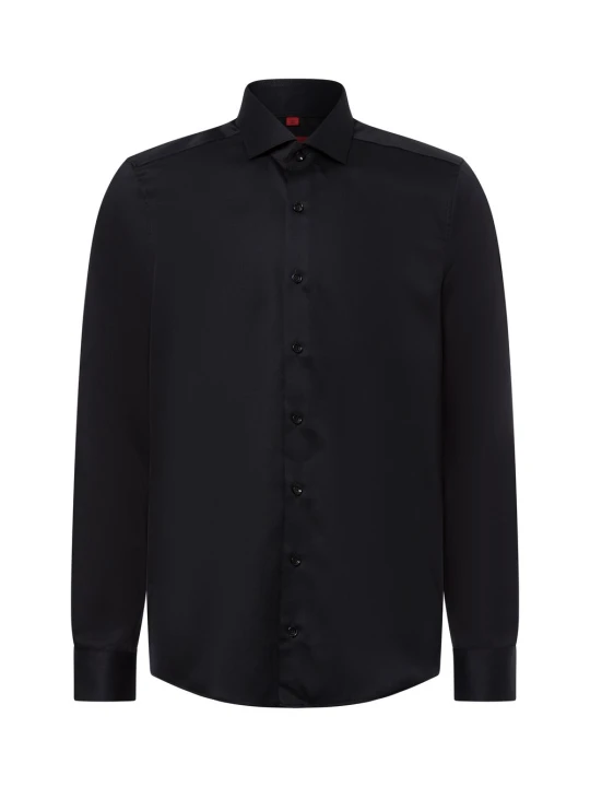Zdjęcie produktu Finshley & Harding koszula biznesowa - non-iron Mężczyźni Slim Fit Bawełna czarny