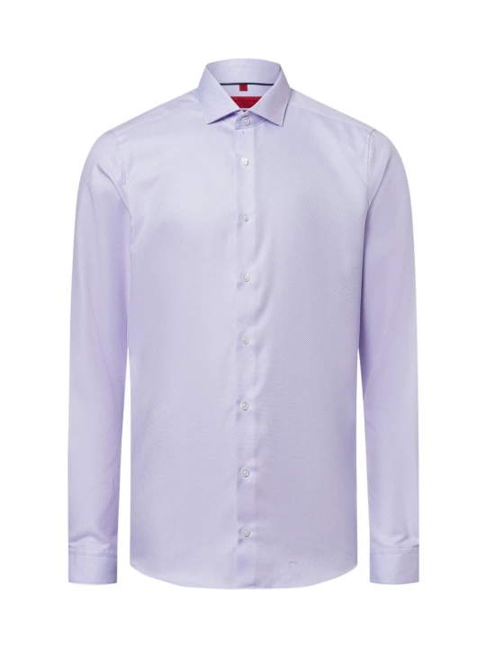 Zdjęcie produktu Finshley & Harding koszula biznesowa - non-iron Mężczyźni Slim Fit Bawełna różowy|biały
