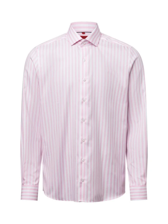 Zdjęcie produktu Finshley & Harding koszula biznesowa - non-iron Mężczyźni Slim Fit Bawełna różowy