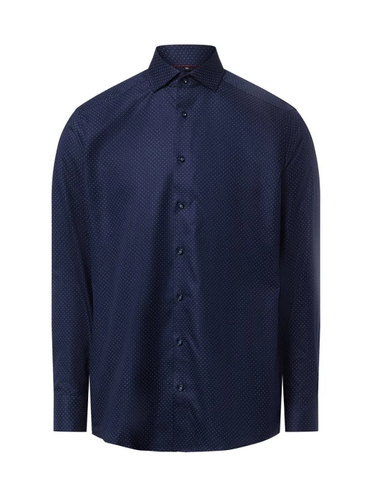 Zdjęcie produktu Finshley & Harding koszula non-iron Mężczyźni Modern Fit Bawełna niebieski