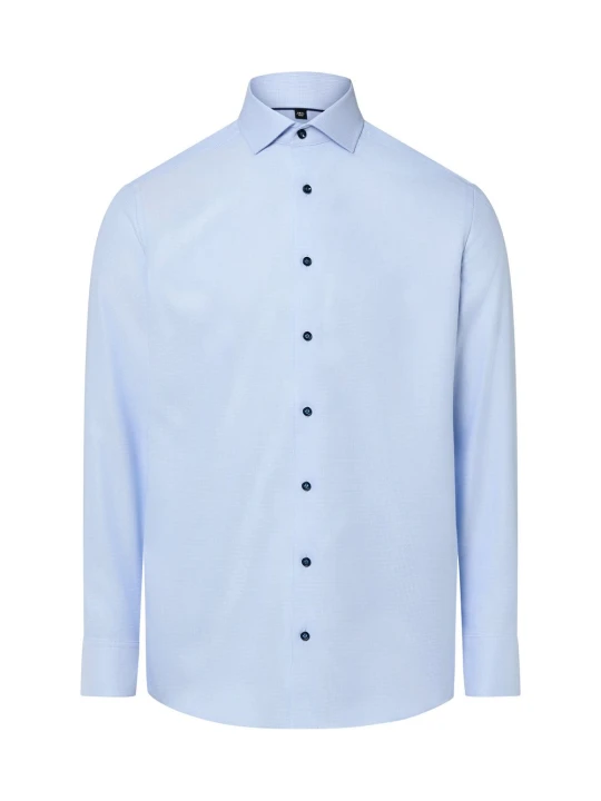 Zdjęcie produktu Finshley & Harding koszula non-iron Mężczyźni Modern Fit Bawełna niebieski | wielokolorowy