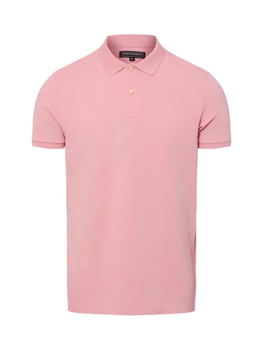 Zdjęcie produktu Finshley & Harding koszulka polo Mężczyźni Bawełna różowy