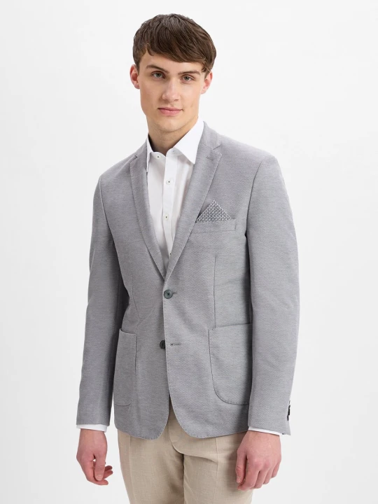 Zdjęcie produktu Finshley & Harding kurtka casualowa - Maarten Mężczyźni Modern Fit szary