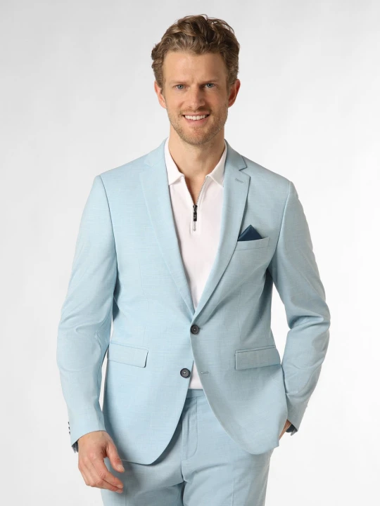 Zdjęcie produktu Finshley & Harding kurtka modułowa - Oakland Mężczyźni Slim Fit niebieski