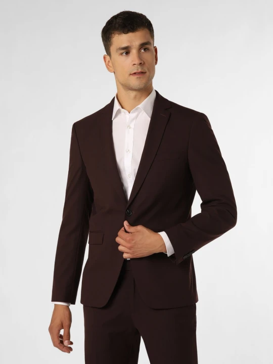 Zdjęcie produktu Finshley & Harding marynarka od garnituru modułowego Mężczyźni Slim Fit czerwony