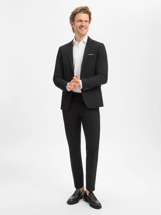 Zdjęcie produktu Finshley & Harding garnitur Mężczyźni Slim Fit czarny