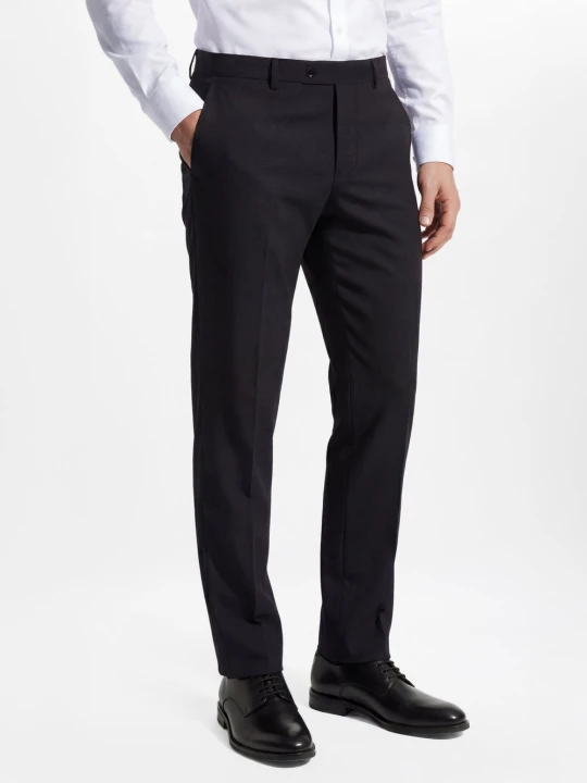 Zdjęcie produktu Finshley & Harding spodnie garniturowe Mężczyźni Modern Fit szary