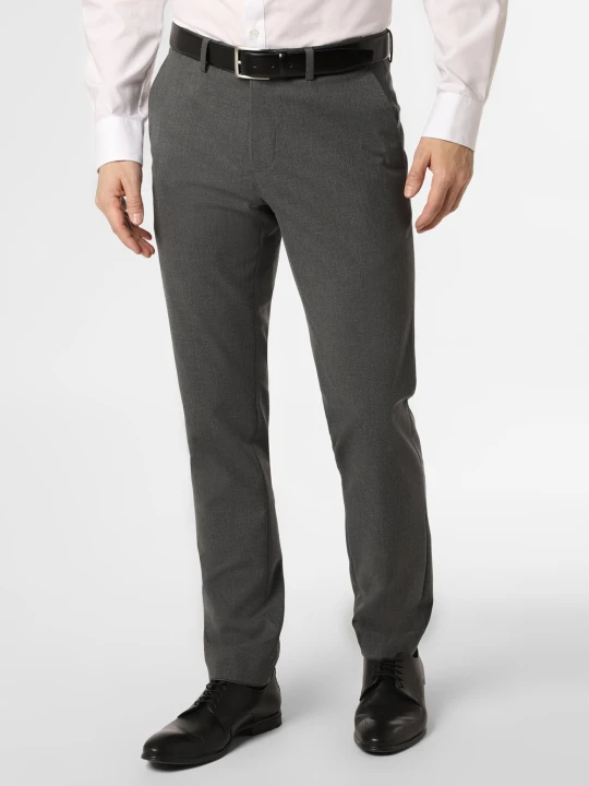 Zdjęcie produktu Finshley & Harding spodnie od garnituru modułowego Mężczyźni Slim Fit szary
