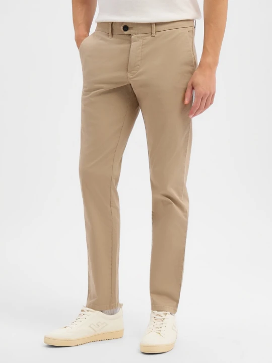 Zdjęcie produktu Finshley & Harding spodnie chino Mężczyźni Bawełna beżowy