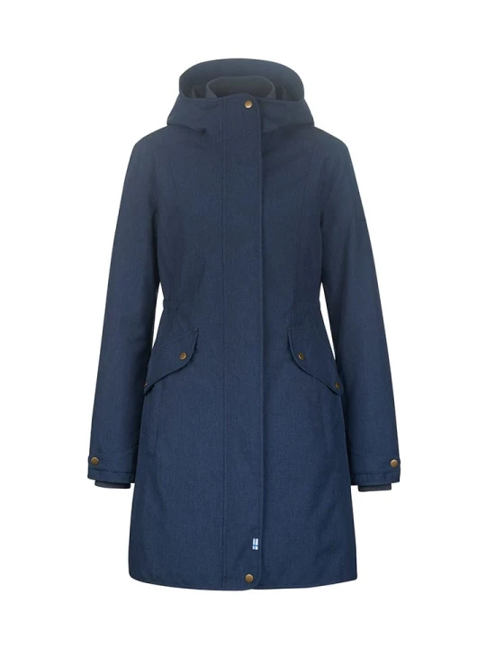Zdjęcie produktu finside Parka 3w1 "Inari" w kolorze granatowo-niebieskim rozmiar: 40