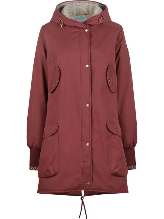 Zdjęcie produktu finside Parka "Ivalukka" w kolorze czerwonym rozmiar: 42