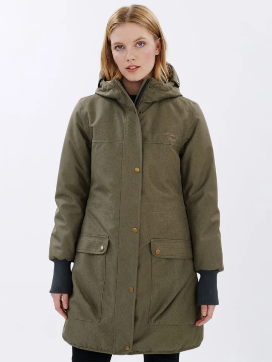 Zdjęcie produktu finside Parka zimowa "Oikku" w kolorze khaki rozmiar: 38