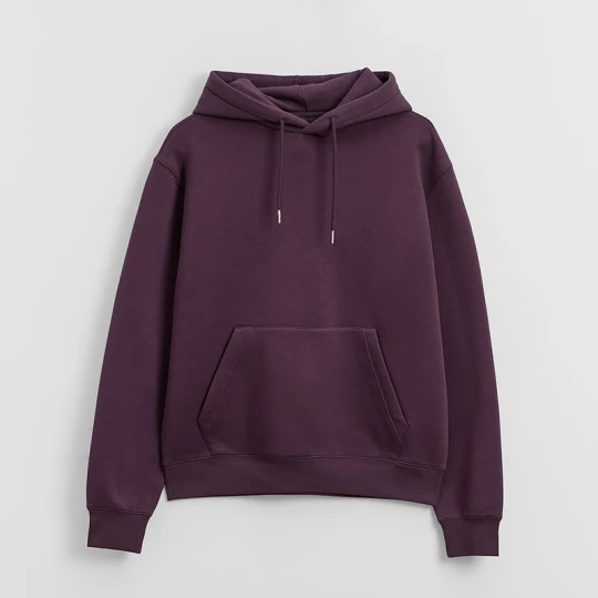 Zdjęcie produktu Fioletowa bluza basic regular fit z kapturem House