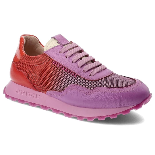 Zdjęcie produktu Fioletowe Sneakersy Hispanitas Modne Obuwie Damskie czerwony