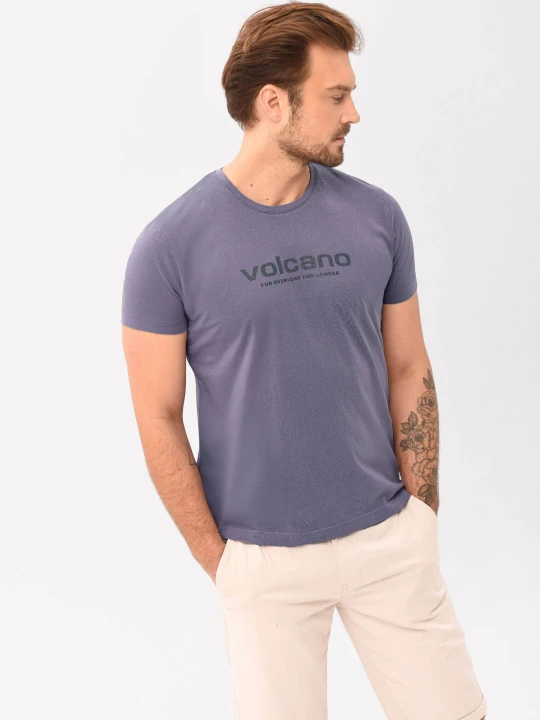 Zdjęcie produktu Fioletowy t-shirt T-MOOVO Volcano