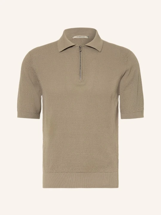 Zdjęcie produktu Fioroni Dzianinowa Koszulka Polo beige