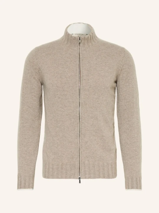 Zdjęcie produktu Fioroni Kardigan Z Kaszmiru beige JASNOBRĄZOWY
