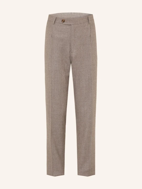 Zdjęcie produktu Fioroni Spodnie Flanelowe O Kroju Extra Slim Fit grau SZARY