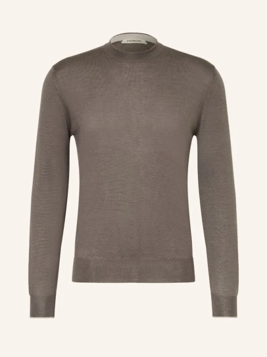 Zdjęcie produktu Fioroni Sweter Z Kaszmiru Z Dodatkiem Jedwabiu braun BRĄZOWY