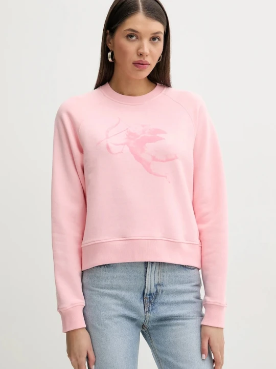 Zdjęcie produktu Fiorucci bluza bawełniana Cupid Print Slim Fit Sweatshirt różowy