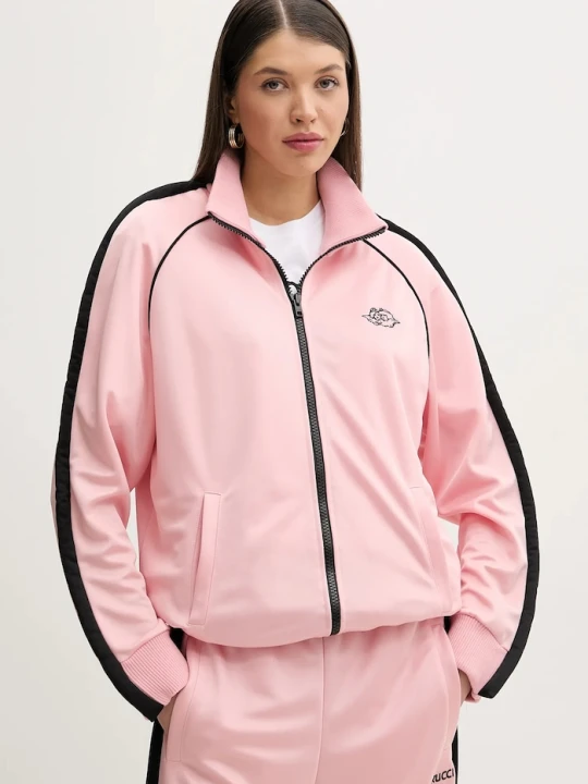 Zdjęcie produktu Fiorucci bluza Puffy Piping Angel Track Sweatshirt różowy