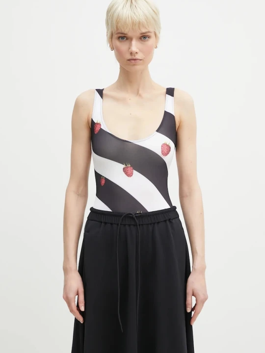 Zdjęcie produktu Fiorucci body Striped Raspberry Print czarny