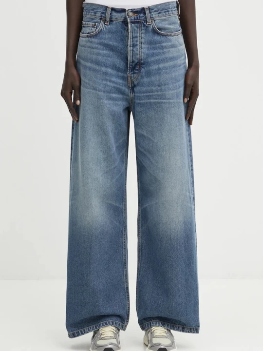 Zdjęcie produktu Fiorucci jeansy Made in Heaven Print Baggy granatowy