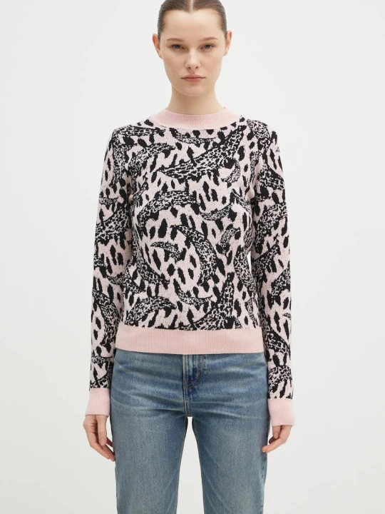 Zdjęcie produktu Fiorucci sweter z domieszką wełny Pink Banimalier