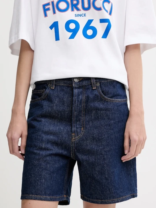 Zdjęcie produktu Fiorucci szorty jeansowe Deep Blue Denim Shorts granatowy